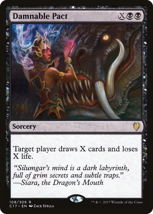 Damnable Pact (C17-108) [Commander 2017] MTG Single Wizards of the Coast