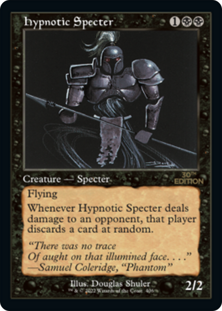 Hypnotic Specter (30A-406) [30th Anniversary Edition] MTG Single Wizards of the Coast