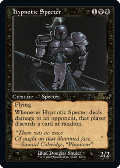Hypnotic Specter (30A-406) [30th Anniversary Edition] MTG Single Wizards of the Coast