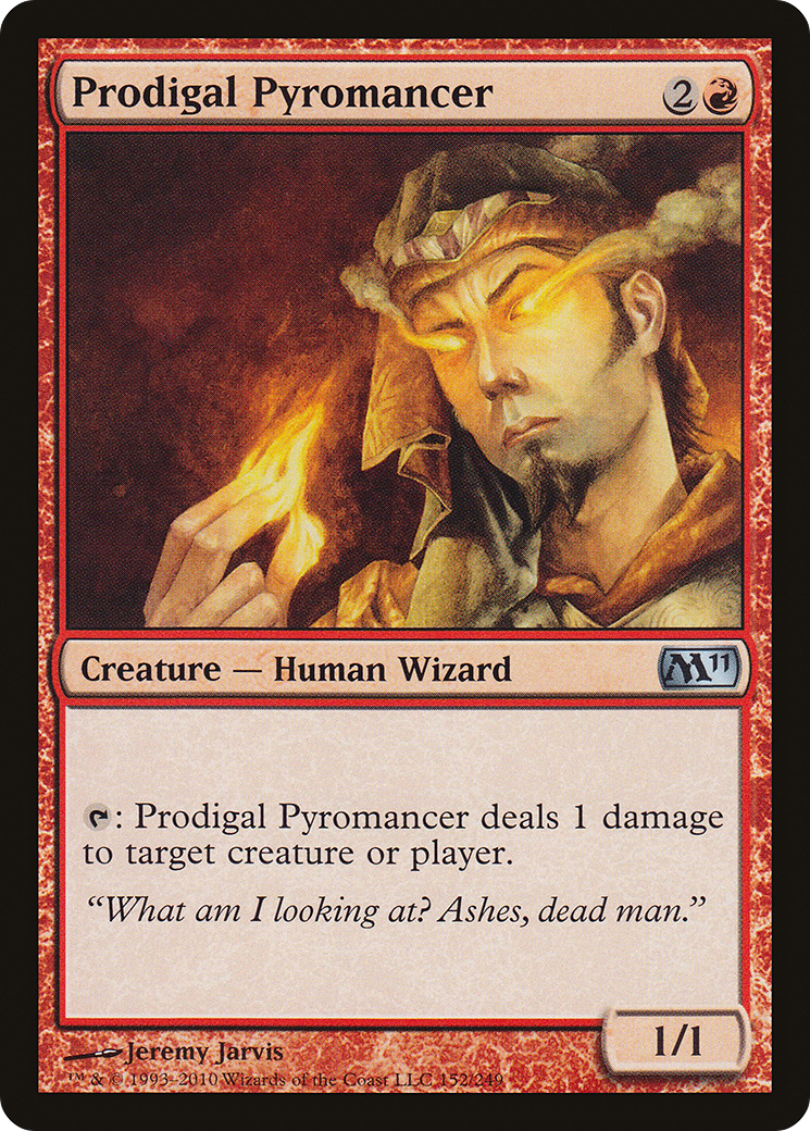 Prodigal Pyromancer (M11-152) [Magic 2011] Foil MTG Single Wizards of the Coast