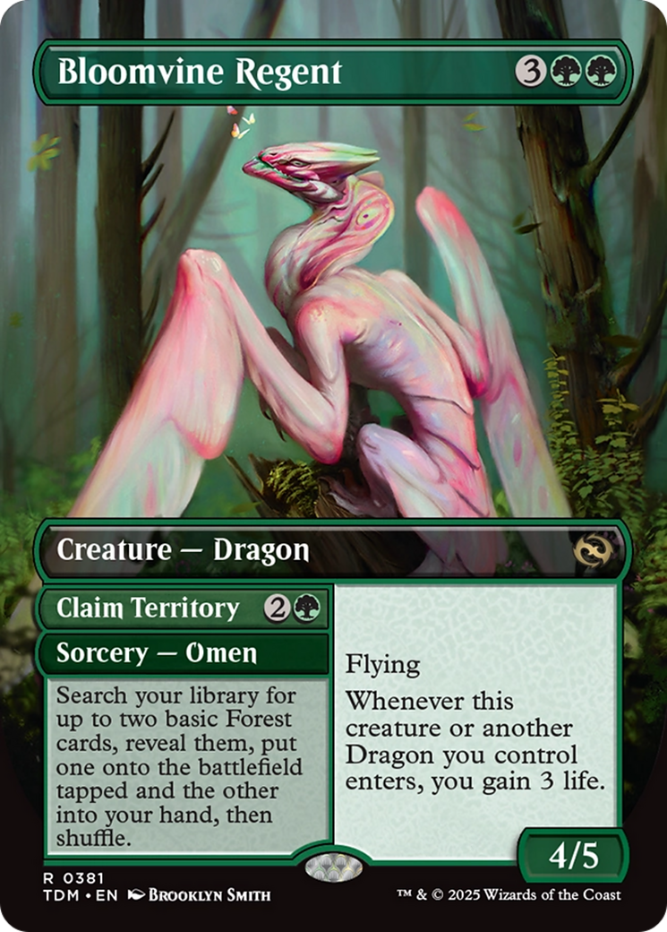 Bloomvine Regent (TDM-381) [Tarkir: Dragonstorm] (Borderless) MTG Single Wizards of the Coast