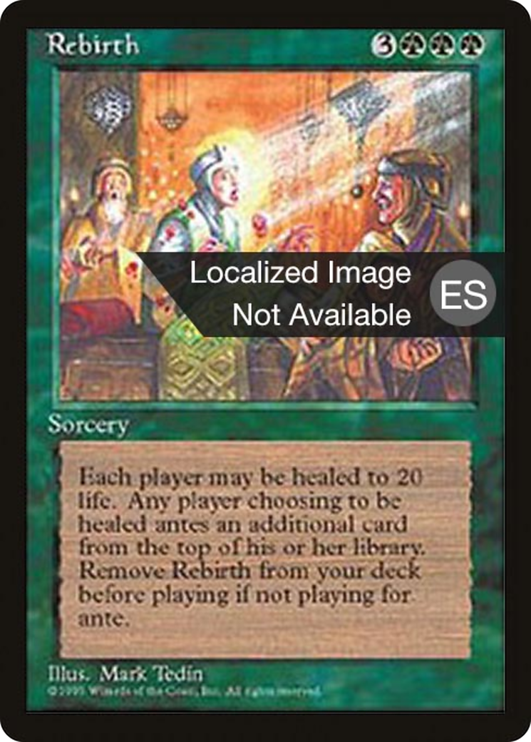 Rebirth (4BB-) [Fourth Edition Foreign Black Border] MTG Single Wizards of the Coast