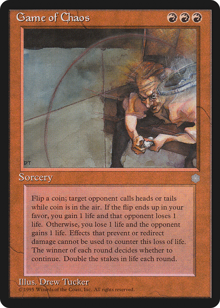 Game of Chaos (ICE-) [Ice Age] MTG Single Wizards of the Coast