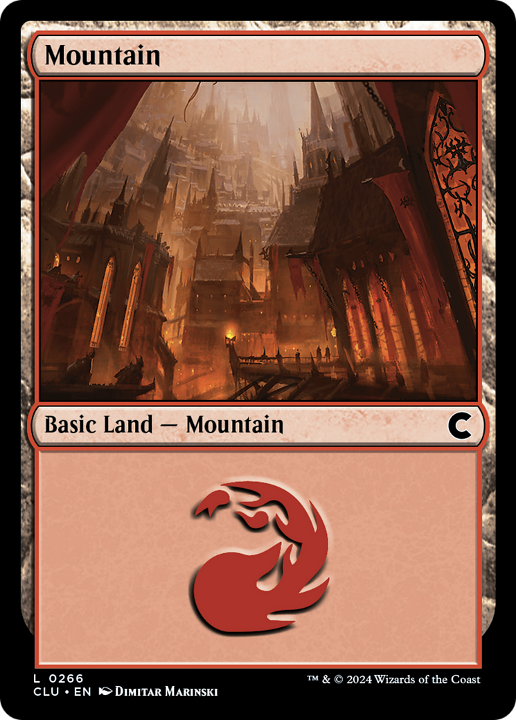 Mountain (0266) (CLU-266) [Ravnica: Clue Edition] MTG Single Wizards of the Coast