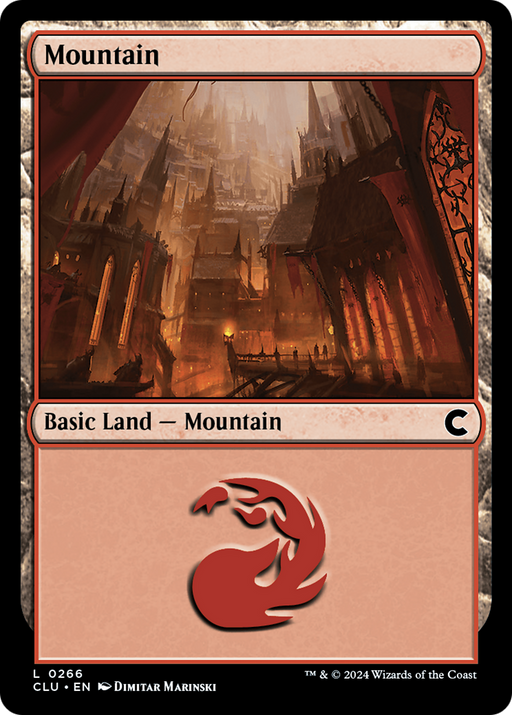 Mountain (0266) (CLU-266) [Ravnica: Clue Edition] MTG Single Wizards of the Coast