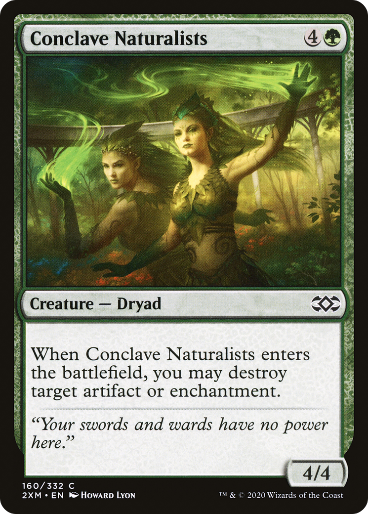 Conclave Naturalists (2XM-160) [Double Masters] Foil MTG Single Wizards of the Coast