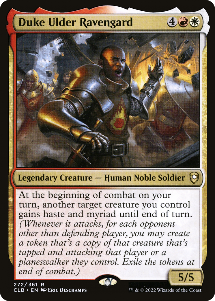 Duke Ulder Ravengard (CLB-272) [Commander Legends: Battle for Baldur's Gate] Foil MTG Single Wizards of the Coast