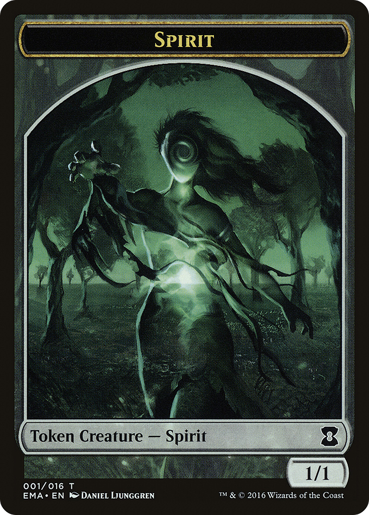 Spirit Token (001) (EMA-001) [Tokens] Eternal Masters Tokens MTG Single Wizards of the Coast