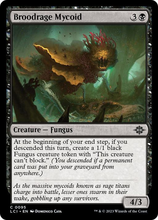 Broodrage Mycoid (LCI-095) [The Lost Caverns of Ixalan] Foil MTG Single Wizards of the Coast
