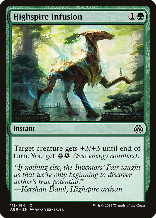 Highspire Infusion (AER-111) [Aether Revolt] Foil MTG Single Wizards of the Coast