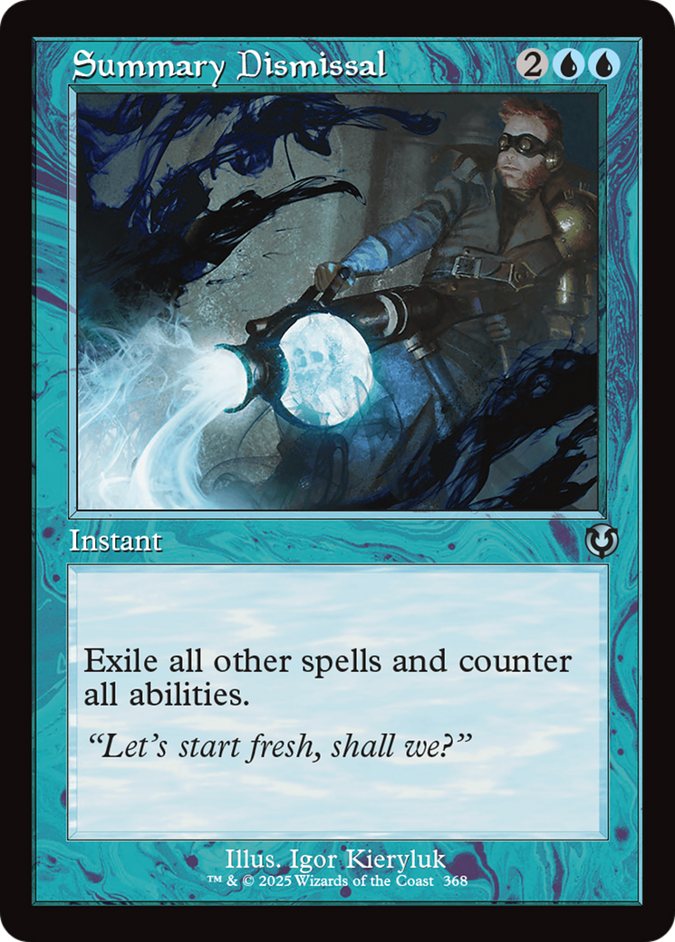 Summary Dismissal (INR-368) [Innistrad Remastered] MTG Single Wizards of the Coast