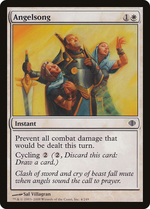 Angelsong (ALA-004) [Shards of Alara] MTG Single Wizards of the Coast