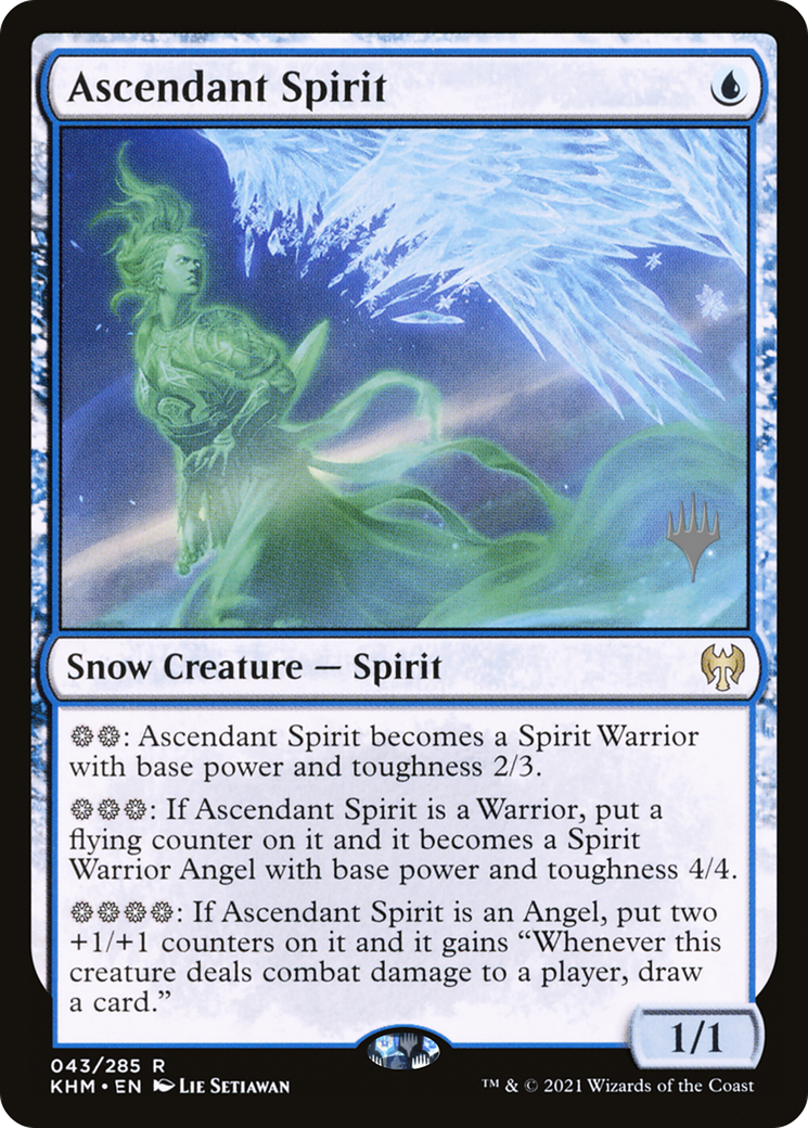 Ascendant Spirit (PPKHM-043) [Kaldheim Promos] MTG Single Wizards of the Coast