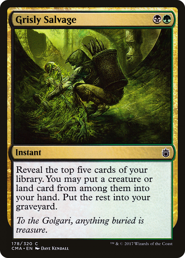 Grisly Salvage (CMA-178) [Commander Anthology] MTG Single Wizards of the Coast