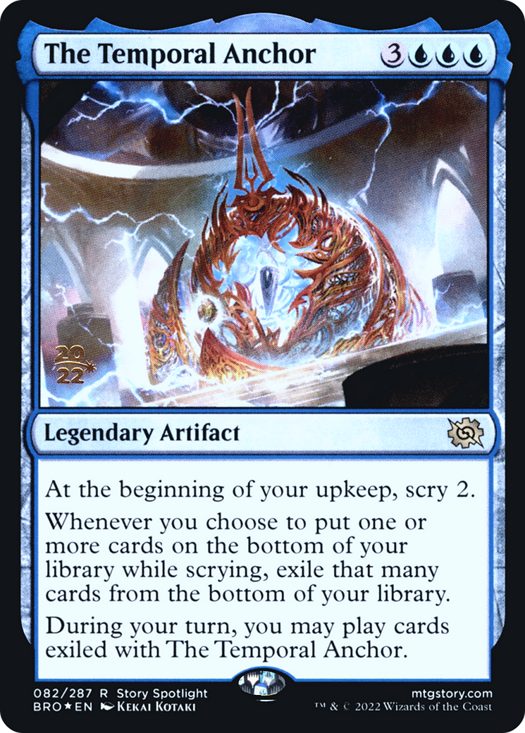 The Temporal Anchor (PRE-82S) [The Brothers' War Promos] Foil MTG Single Wizards of the Coast