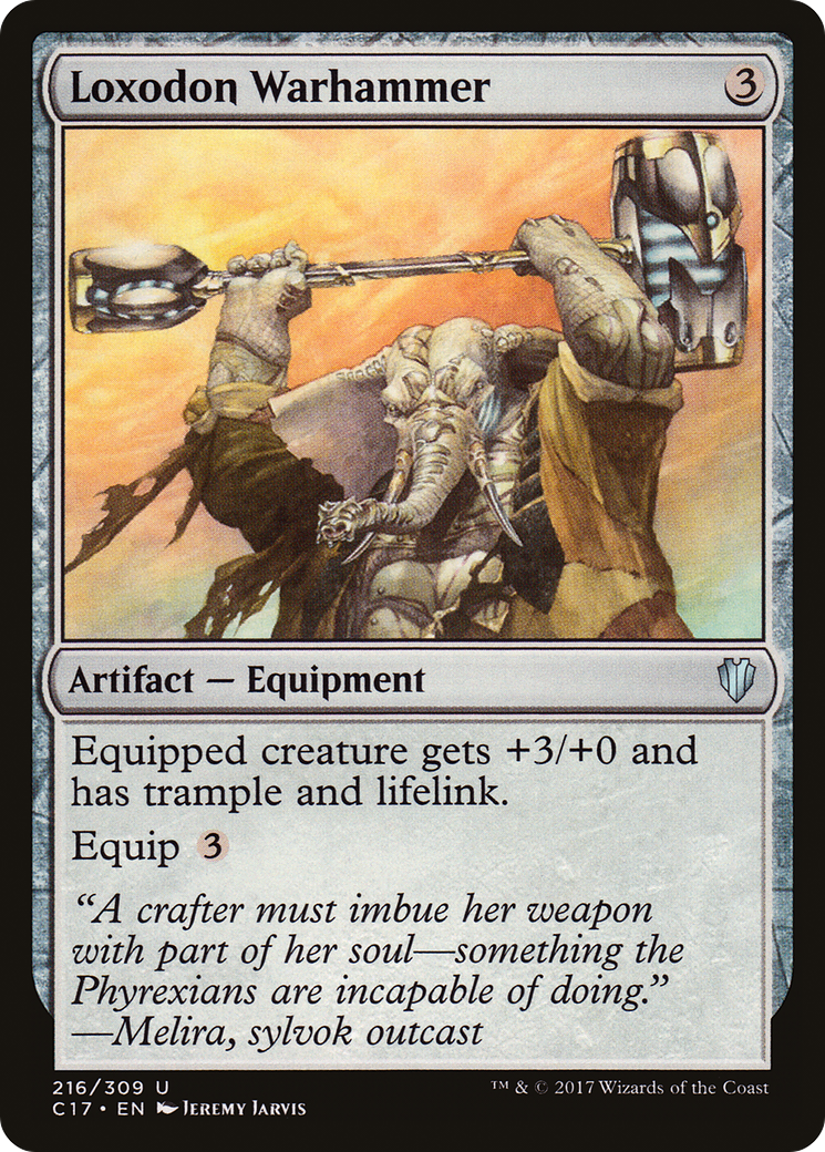 Loxodon Warhammer (C17-216) [Commander 2017] MTG Single Wizards of the Coast
