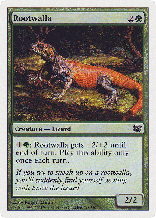 Rootwalla (9ED-268) [9th Edition] MTG Single Wizards of the Coast