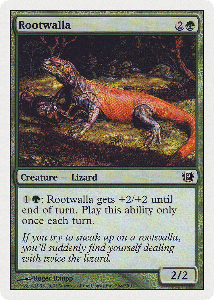 Rootwalla (9ED-268) [9th Edition] Foil MTG Single Wizards of the Coast