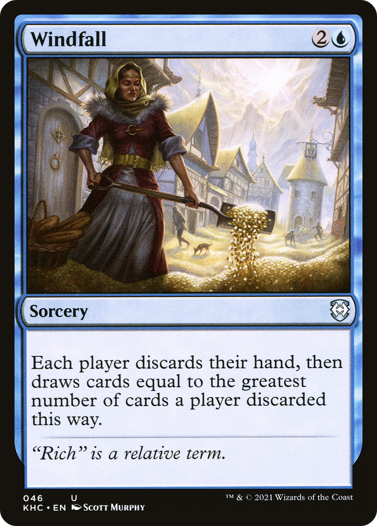Windfall (KHC-046) [Kaldheim Commander] MTG Single Wizards of the Coast