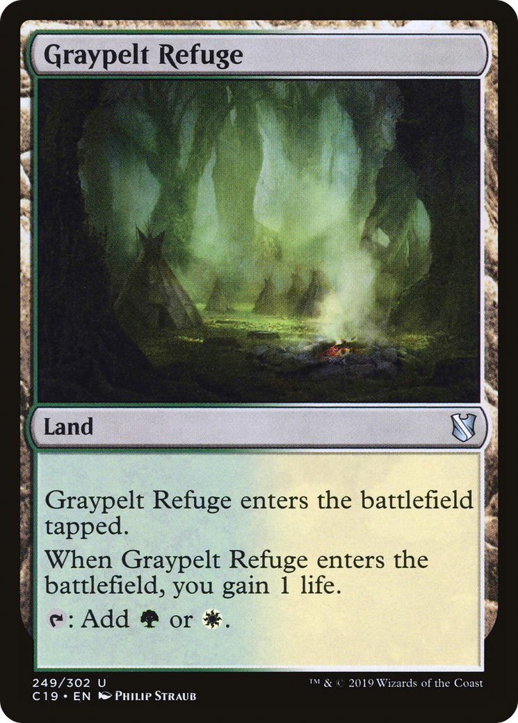 Graypelt Refuge (C19-249) [Commander 2019] MTG Single Wizards of the Coast