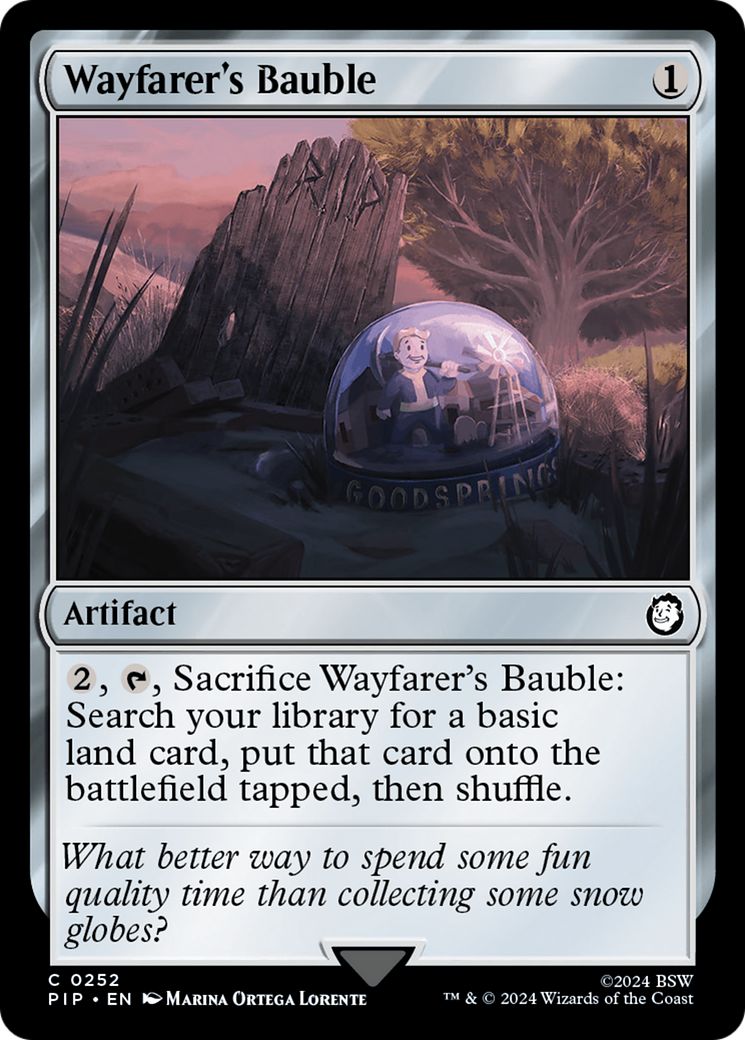 Wayfarer's Bauble (PIP-252) [Fallout] Foil MTG Single Wizards of the Coast