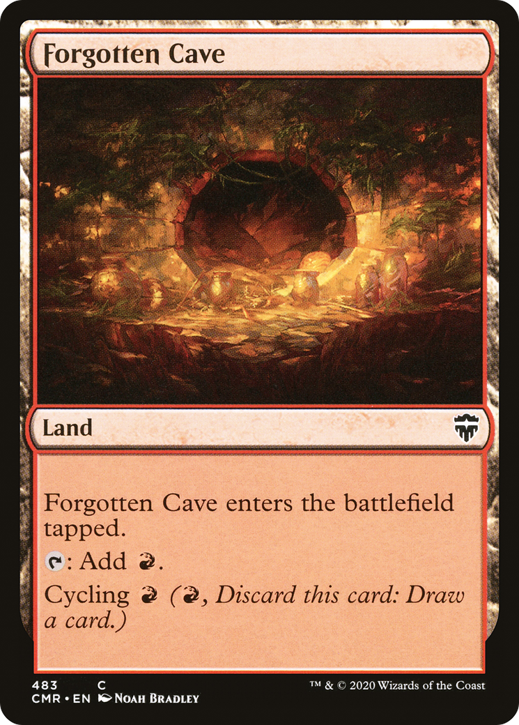 Forgotten Cave (CMR-483) [Commander Legends] MTG Single Wizards of the Coast
