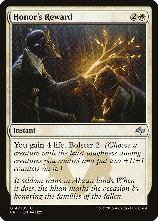 Honor's Reward (FRF-014) [Fate Reforged] MTG Single Wizards of the Coast