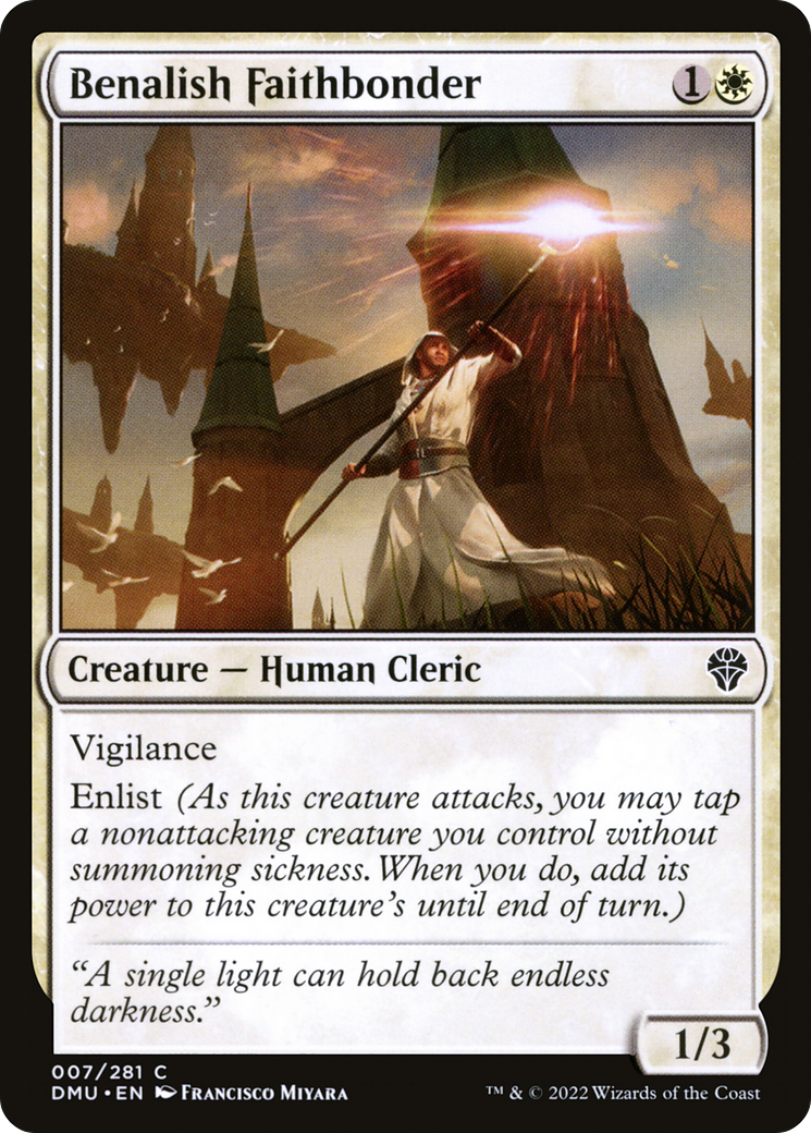 Benalish Faithbonder (DMU-007) [Dominaria United] MTG Single Wizards of the Coast