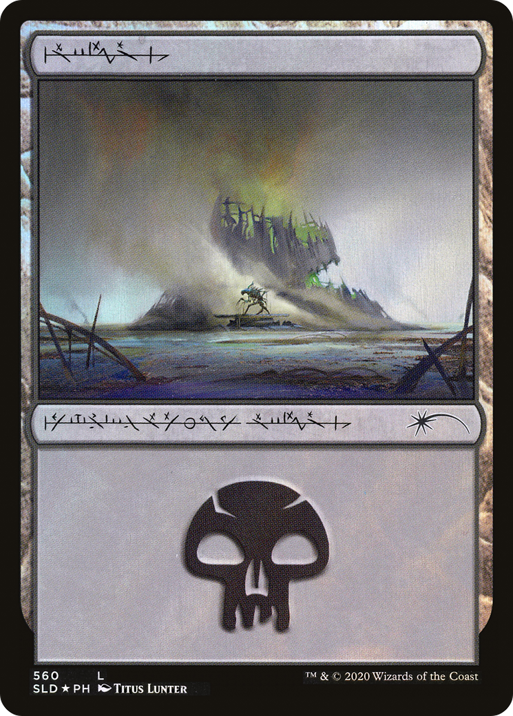 Swamp (SLD-560) [Secret Lair] Drop Foil MTG Single Wizards of the Coast
