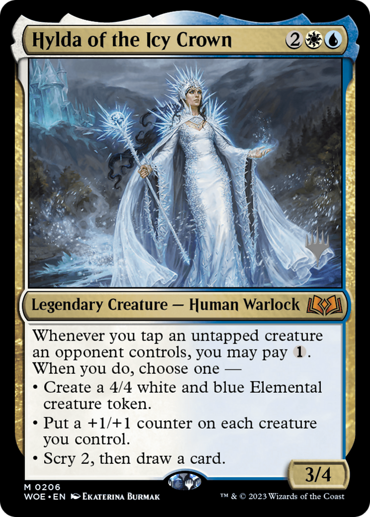 Hylda of the Icy Crown (PPWOE-206) [Wilds of Eldraine Promos] MTG Single Wizards of the Coast