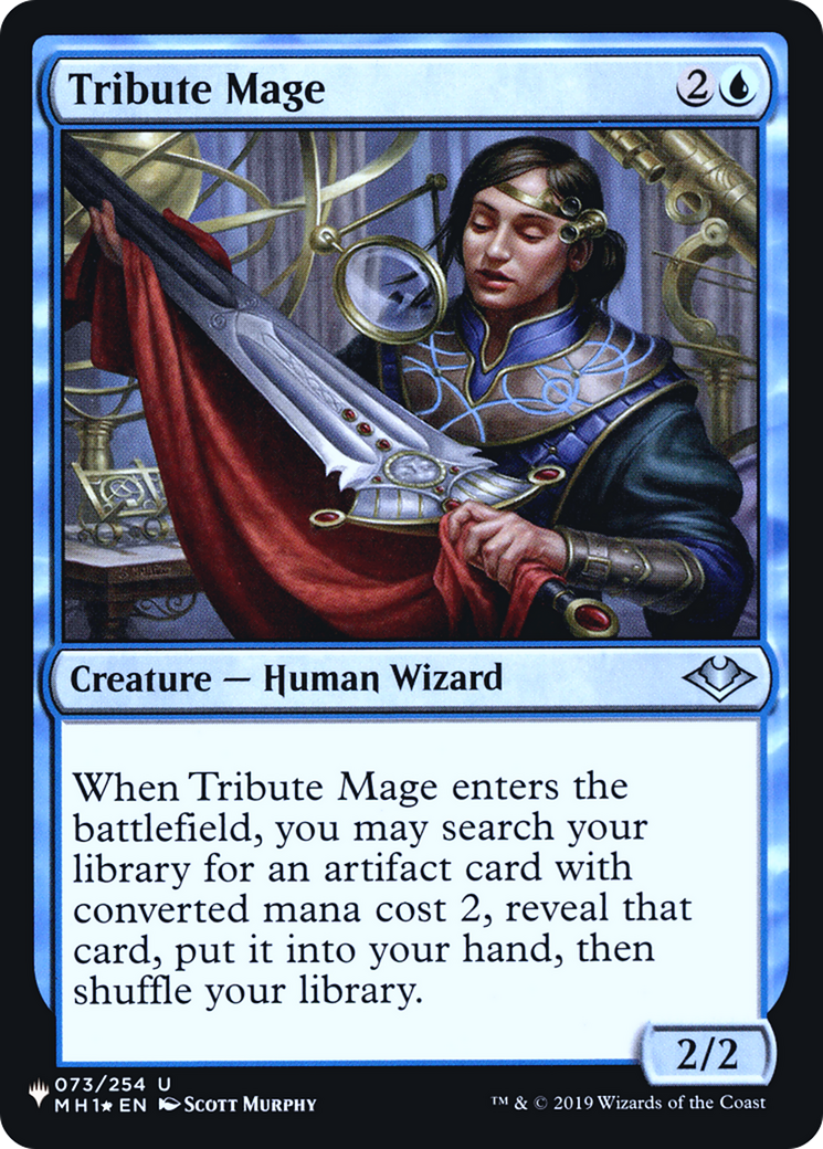 Tribute Mage (LIST-073) [Mystery Booster] The List Foil MTG Single Wizards of the Coast