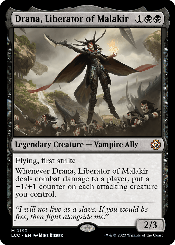Drana, Liberator of Malakir (LCC-193) [The Lost Caverns of Ixalan Commander] MTG Single Wizards of the Coast