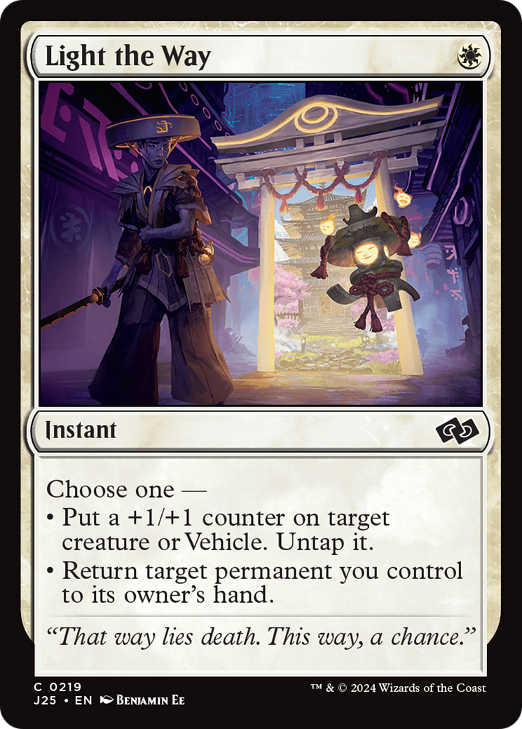 Light the Way (J25-219) [Foundations Jumpstart] MTG Single Wizards of the Coast