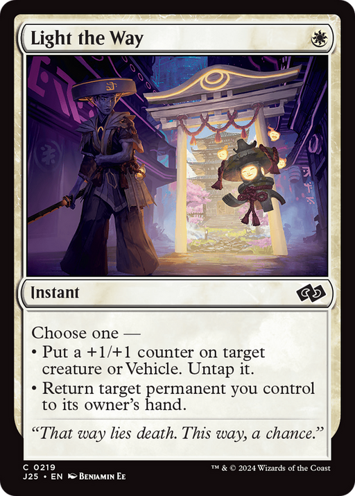 Light the Way (J25-219) [Foundations Jumpstart] MTG Single Wizards of the Coast
