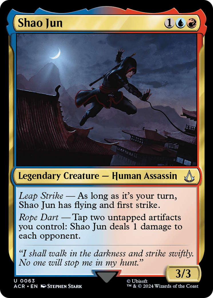 Shao Jun (ACR-063) [Assassin's Creed] MTG Single Wizards of the Coast