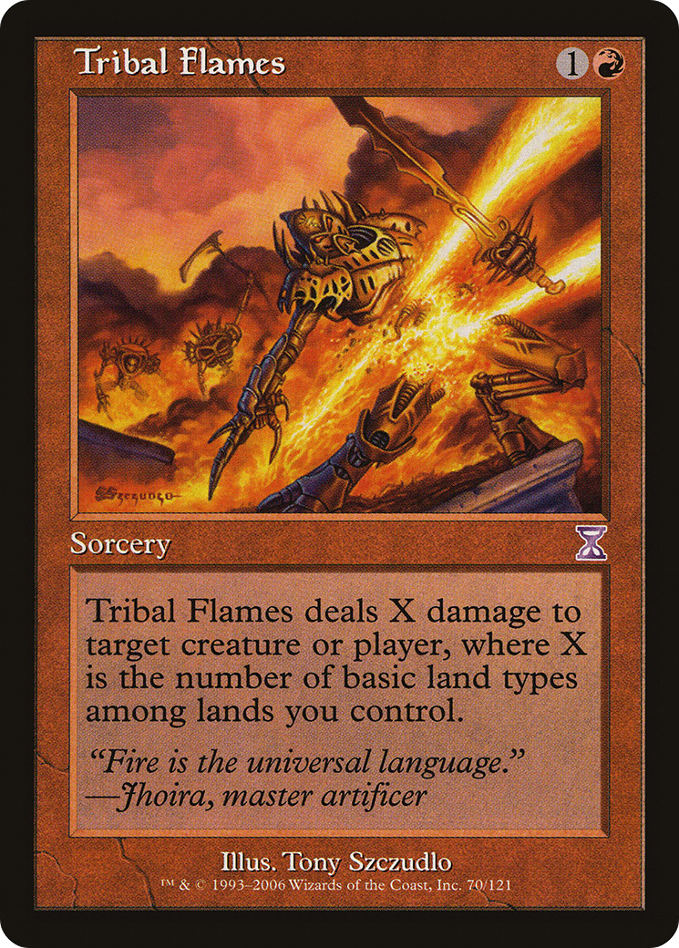Tribal Flames (TSB-070) [Time Spiral Timeshifted] MTG Single Wizards of the Coast