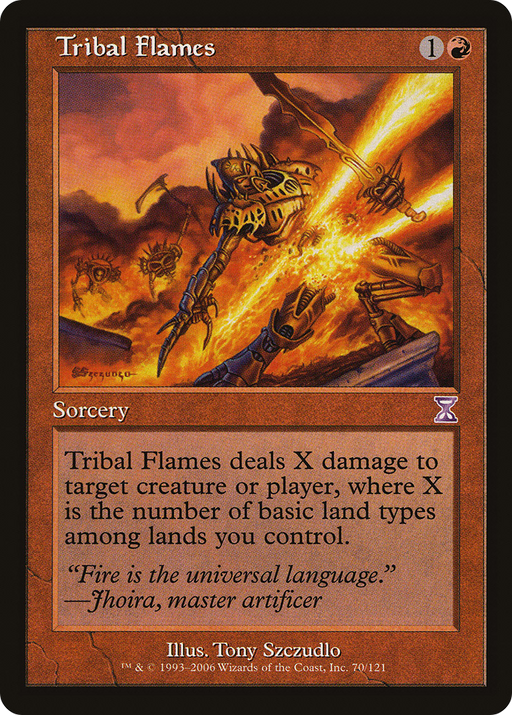 Tribal Flames (TSB-070) [Time Spiral Timeshifted] MTG Single Wizards of the Coast