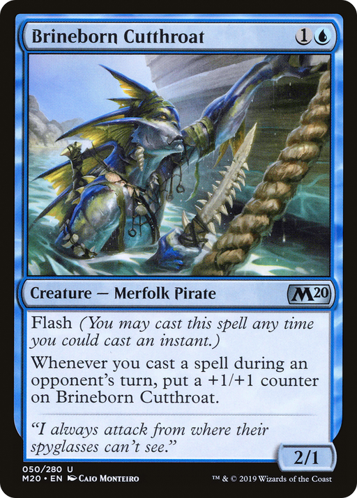 Brineborn Cutthroat (M20-050) [Core Set 2020] MTG Single Wizards of the Coast