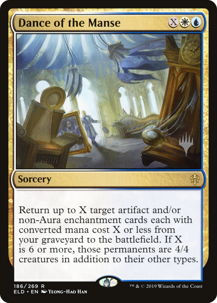 Dance of the Manse (PPELD-186P) [Throne of Eldraine Promos] Foil MTG Single Wizards of the Coast
