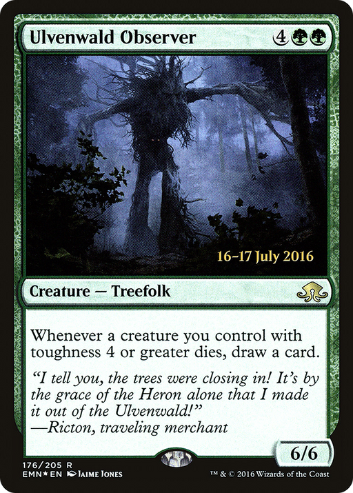 Ulvenwald Observer (PRE-176) [Eldritch Moon Promos] Foil MTG Single Wizards of the Coast