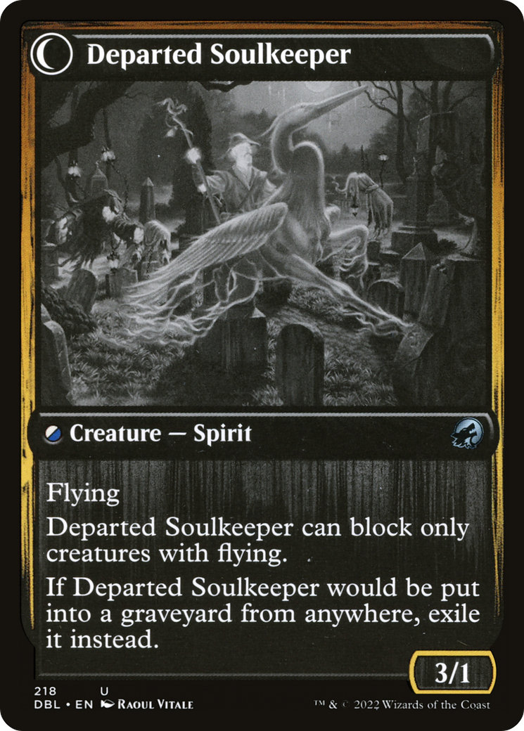 Devoted Grafkeeper (DBL-218) [Innistrad: Double Feature] MTG Single Wizards of the Coast