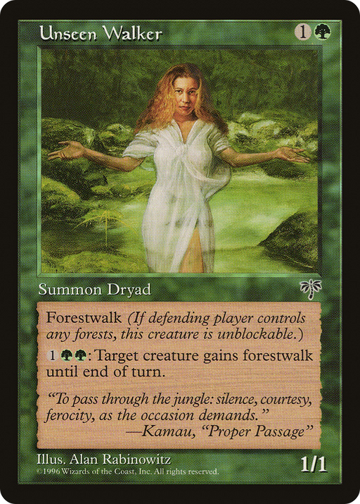Unseen Walker (MIR-249) [Mirage] MTG Single Wizards of the Coast