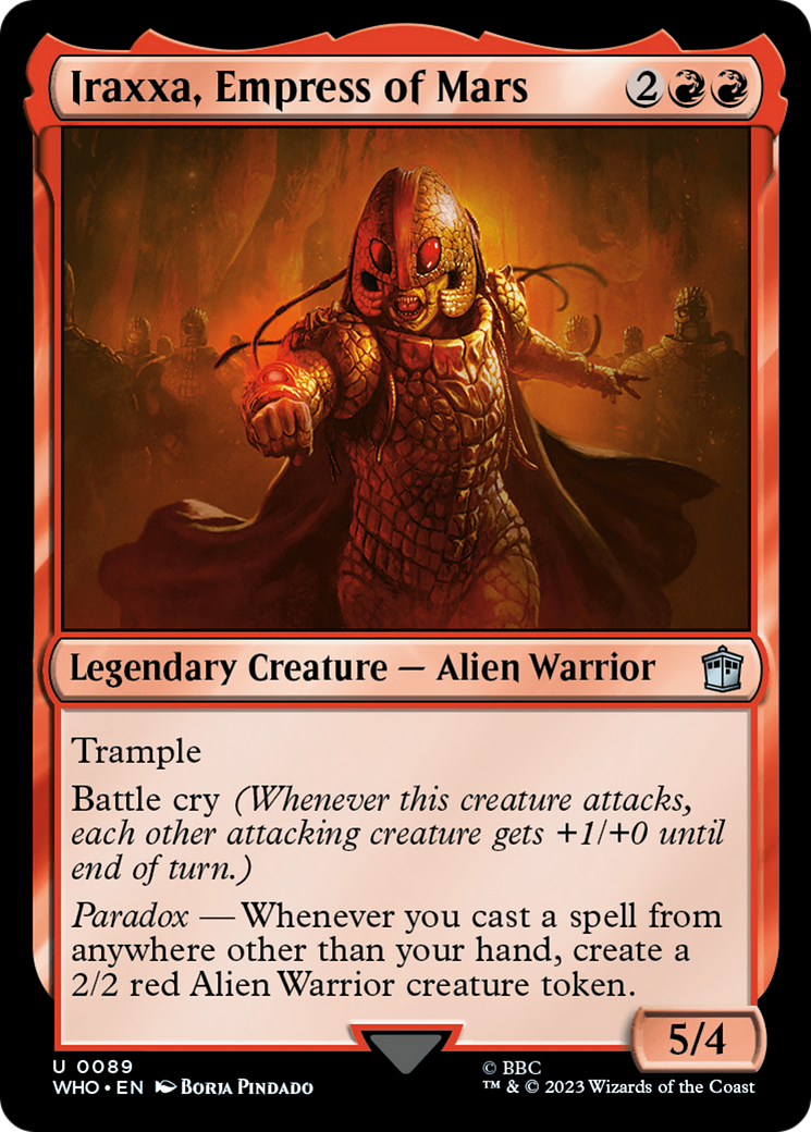 Iraxxa, Empress of Mars (WHO-089) [Doctor Who] MTG Single Wizards of the Coast