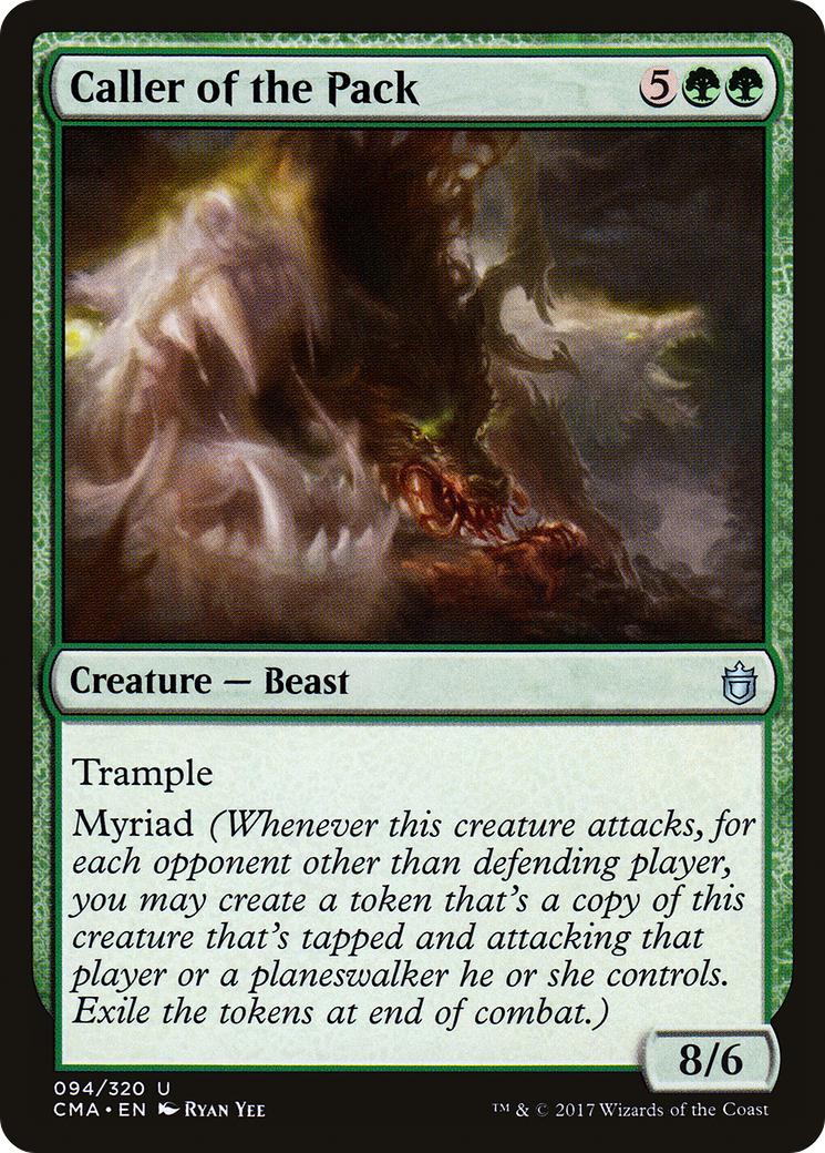 Caller of the Pack (CMA-094) [Commander Anthology] MTG Single Wizards of the Coast