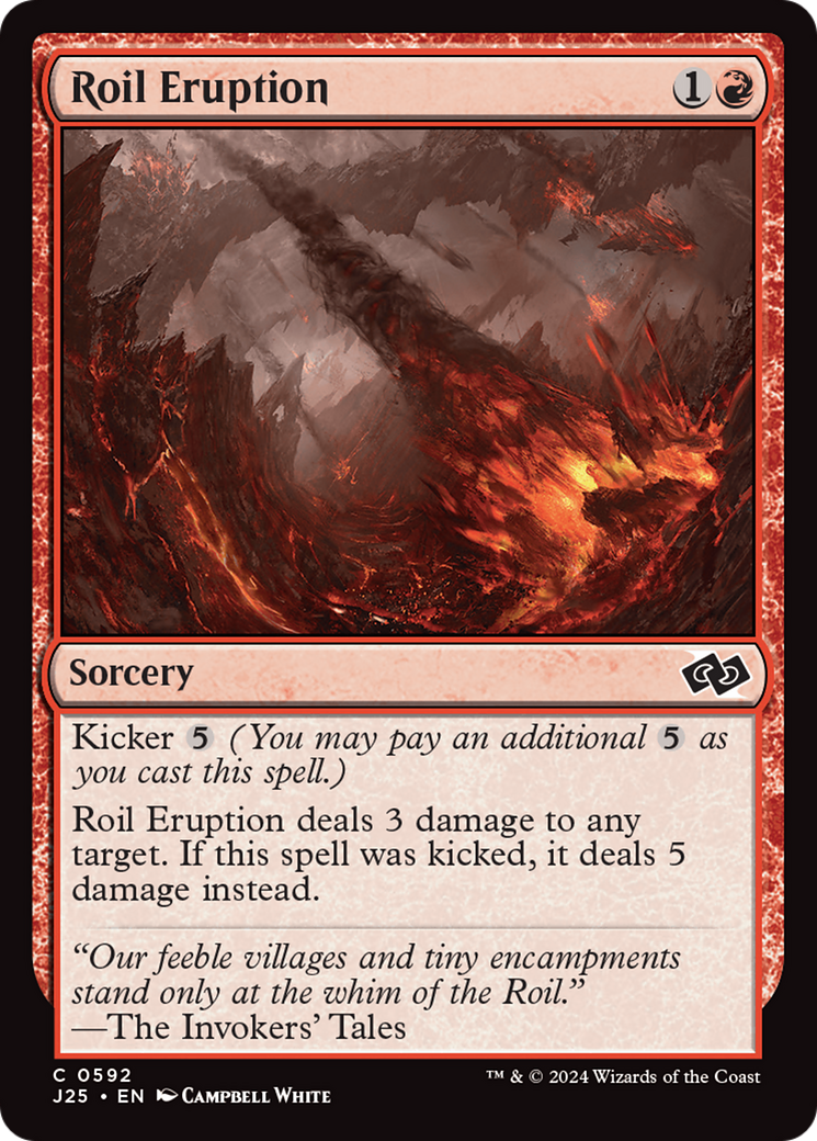 Roil Eruption (J25-592) [Foundations Jumpstart] MTG Single Wizards of the Coast