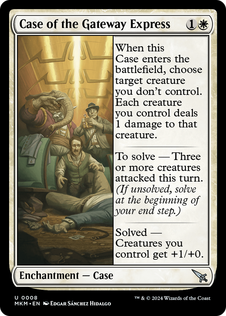 Case of the Gateway Express (MKM-008) [Murders at Karlov Manor] MTG Single Wizards of the Coast