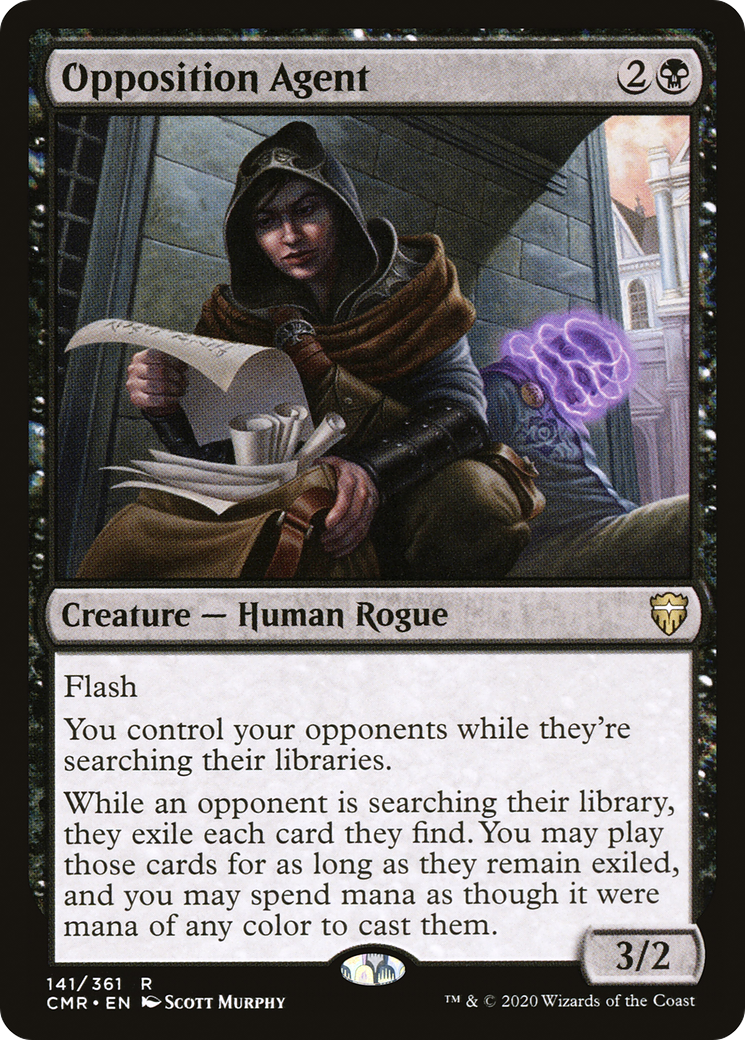 Opposition Agent (CMR-141) [Commander Legends] MTG Single Wizards of the Coast