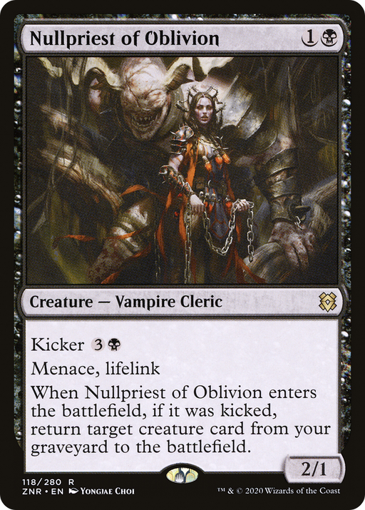 Nullpriest of Oblivion (ZNR-118) [Zendikar Rising] MTG Single Wizards of the Coast