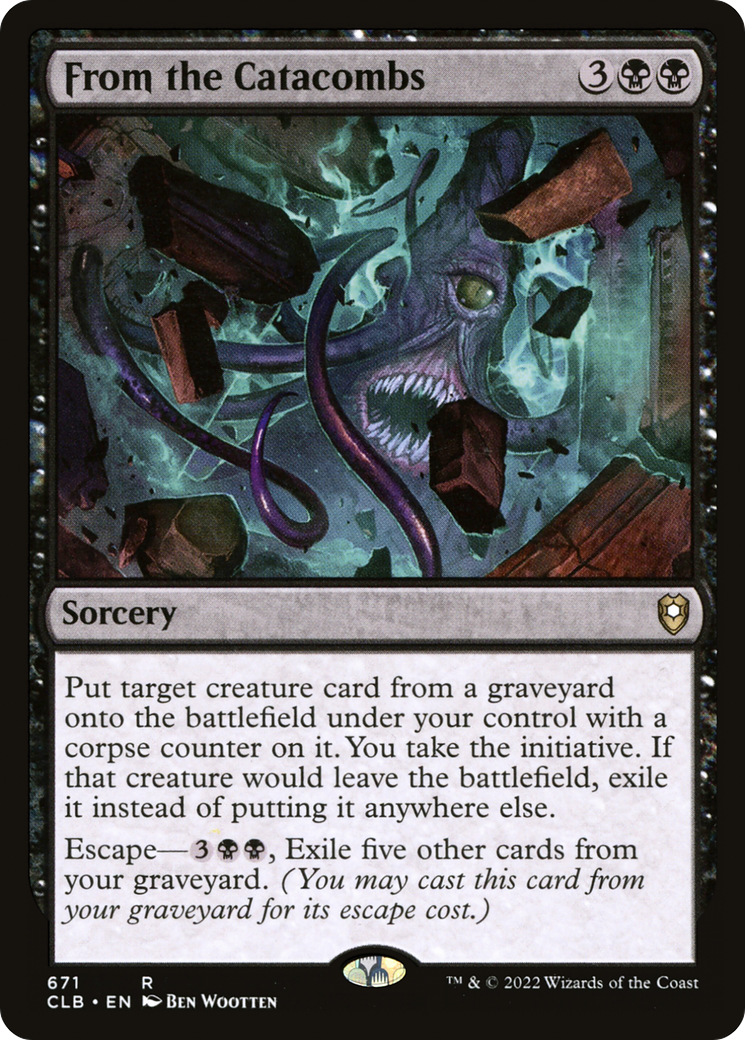 From the Catacombs (CLB-671) [Commander Legends: Battle for Baldur's Gate] MTG Single Wizards of the Coast