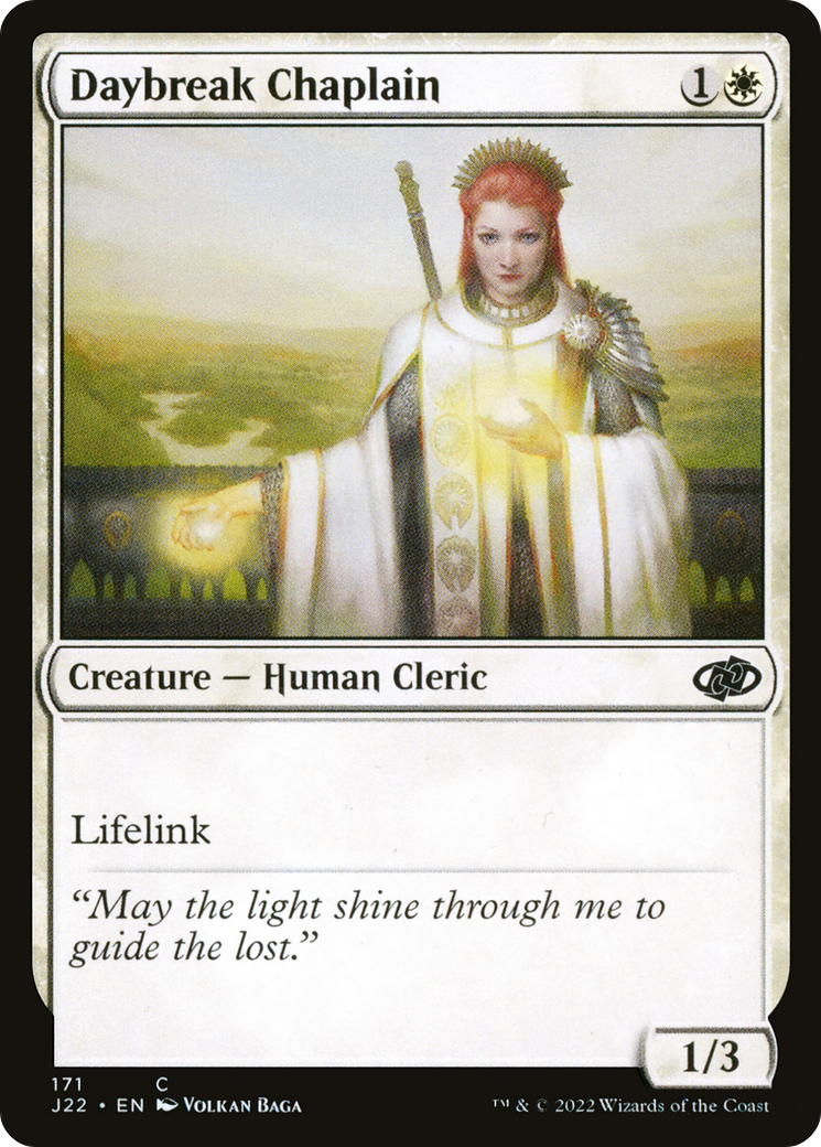 Daybreak Chaplain (J22-171) [Jumpstart 2022] MTG Single Wizards of the Coast
